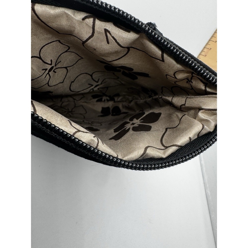 Black Suede Like Boho Crossover Purse/Bag - Removable Strap - Picture 5 of 9